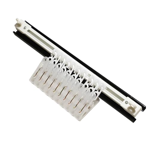 Wandgarderobe - Hut-Kleiderbügel | Stark haftender Organizer für Baseballmützen mit 10 Clips, Baseballmützenhalter, Hutablage zur Organisation von Hüten von Raxove