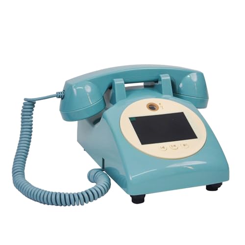 RayGenius Audio-Video-Gästebuch Telefon Hochzeitsgast Check-in Videonachricht Telefon Party Freund Segen Stimme Videonachricht Speicher,Blue von RayGenius