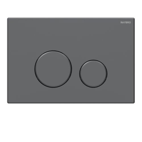 Betätigungsplatte RAYBRO „Cortado 65“ 24,5 × 16,5 cm in Gun Metal von Raybro