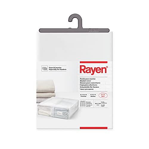 Rayen | Aufbewahrungstasche für Kleidung & Decken | Reißverschluss | Atmungsaktiv & Faltbar | 55 x 65 x 20 cm | Translucent Rayen | Aufbewahrungstasche für Kleidung & Decken | Reißverschluss | Atmungsaktiv & Faltbar | 55 x 65 x 20 cm | Translucent von Rayen
