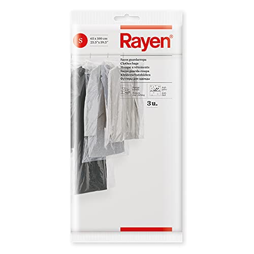 Rayen 6045 Kleiderhüllen, 3 Stück, 65 x 100 cm von Rayen