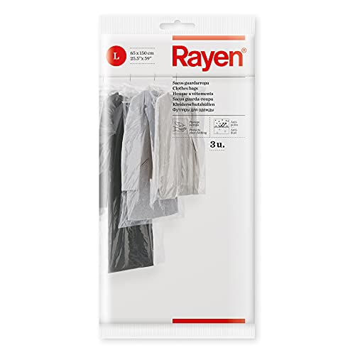 Rayen 6047 Kleiderhüllen, 3 Stück, 65 x 150 cm von Rayen