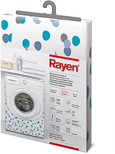 Rayen | Abdeckung für Frontlader-Waschmaschine | Schutzhülle für Waschmaschine und Trockner mit Reißverschluss | 84 x 60 x 60 cm Rayen | Abdeckung für Frontlader-Waschmaschine | Schutzhülle für Waschmaschine und Trockner mit Reißverschluss | 84 x 60 x 60 cm von Rayen