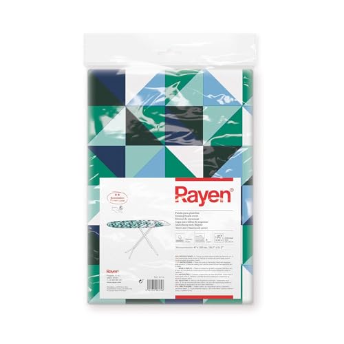 Rayen Funda para planchar. 2 CAPAS 130x47 cm, PU Polyester, Baumwolle, Multicoloured Squares von Rayen