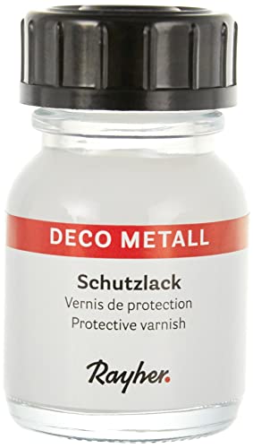 RAYHER HOBBY Rayher 22658000 Deco-Metall-Schutzlack, Flasche, SB-Btl 25ml, Weiß RAYHER HOBBY Rayher 22658000 Deco-Metall-Schutzlack, Flasche, SB-Btl 25ml, Weiß von Rayher