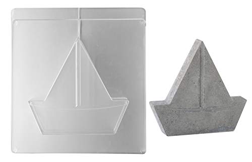 Rayher 36082000 Gießform Segelboot, 19 x 18 cm, Tiefe 4 cm, Material PET, zum Ausgießen mit Kreativ-Beton, Schmuck-Beton, Raysin-Gießpulver, Betongießform Rayher 36082000 Gießform Segelboot, 19 x 18 cm, Tiefe 4 cm, Material PET, zum Ausgießen mit Kreativ-Beton, Schmuck-Beton, Raysin-Gießpulver, Betongießform von Rayher