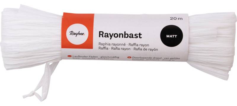 Rayher Hobby Bastelnaturmaterial Rayonbast matt, 20 m Rayher Hobby Bastelnaturmaterial Rayonbast matt, 20 m von Rayher Hobby
