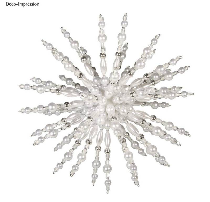 Rayher Hobby Christbaumschmuck 3D- Steckkugeln voll alabasterweiß Rayher Hobby Christbaumschmuck 3D- Steckkugeln voll alabasterweiß von Rayher Hobby