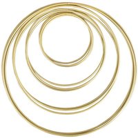 Rayher Metallringe-Set beschichtet gold von Rayher