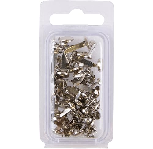 Brads Klammern Splint rund metall silber 4+8mm ca. 75 St. Brads Klammern Splint rund metall silber 4+8mm ca. 75 St. von Rayher