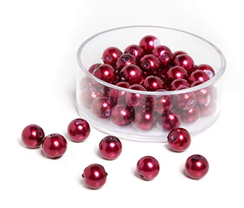Glaswachsperlen Ø 6 mm bordeaux Glaswachsperlen Ø 6 mm bordeaux von Rayher
