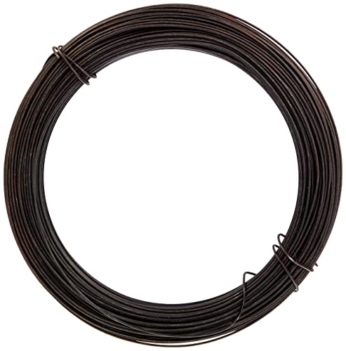 Rayher Hobby RAYHER 2407100 Eisendraht geglüht, ø1,2 mm, 50 Meter, - biegsam, stabil, universell und vielseitig als Bindedraht, Pflanzendraht, Blumendraht, Basteldraht und Wickeldraht einsetzbar von Rayher