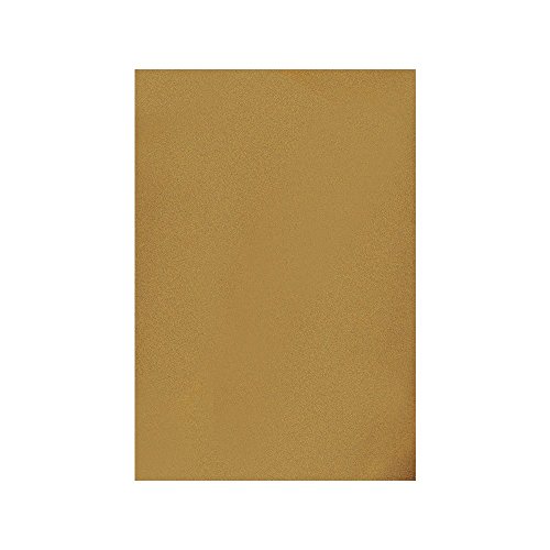 Rayher Prägefolie, Metallicfolie, dünnes Aluminium, beidseitig gold, 20 x 30 cm, Stärke 0,15 mm, Beutel 3 Bögen, zum Verzieren von Karten, zum Basteln von 3D-Dekorationen, 2707006 von Rayher
