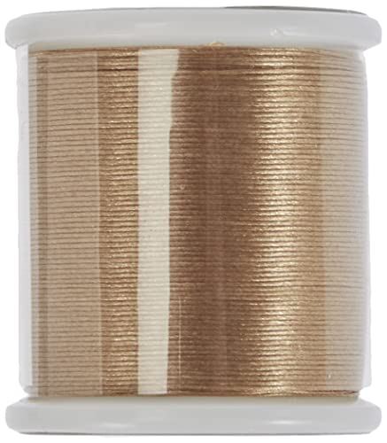 Rayher Hobby Rayher 89300616 Aufreihgarn für Rocailles, gold, Spule 50 m, Stärke 0,27 mm ø, ideal für Delica-Rocailles 1,6 mm, Perlenaufreihgarn 100 % Nylon, extrem dünn und reißfest von Rayher