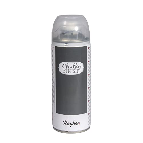 RAYHER Chalky Finish Spray 400ml, Kreidefarbe für eine Fläche von circa 1,5 – 2m², Jade, 6.5 x 6.5 x 19.5 cm von Rayher