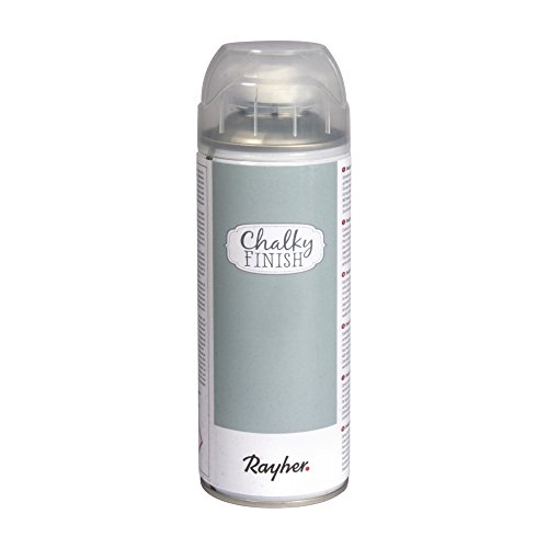 RAYHER Chalky Finish Spray 400ml, Kreidefarbe für eine Fläche von circa 1,5 – 2m², Mintgrün von Rayher