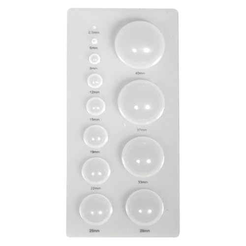 RAYHER â€“ 71939000 â€“ Quilling Schablone Halbkugeln 18,5 x 9 cm/Durchmes von Rayher