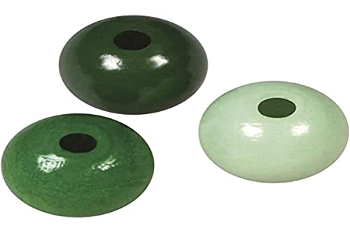 Rayher 1252700 Holz Perlen Mischung FSC 100 %, 8 mm ø, poliert, SB-Btl 82 Stück, grün Töne, lutsch- und speichelfest Rayher 1252700 Holz Perlen Mischung FSC 100 %, 8 mm ø, poliert, SB-Btl 82 Stück, grün Töne, lutsch- und speichelfest von Rayher