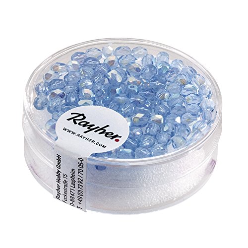 Rayher 14202825 Glas Schliffperle, 3mm ø von Rayher