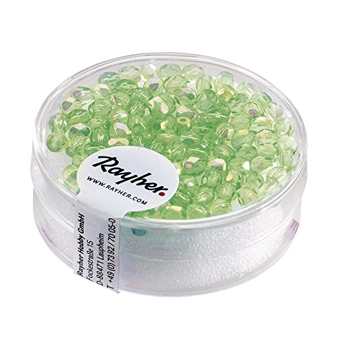 Rayher 14202835 Glas Schliffperle, 3mm ø von Rayher