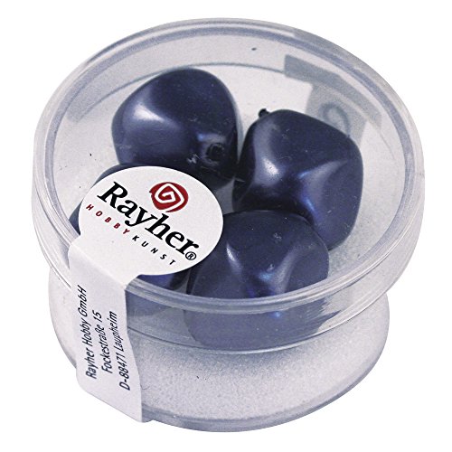 Rayher 14411572 Renaissance-Perle, 17 mm ø, Dose 4 Stück, anthrazit Rayher 14411572 Renaissance-Perle, 17 mm ø, Dose 4 Stück, anthrazit von Rayher