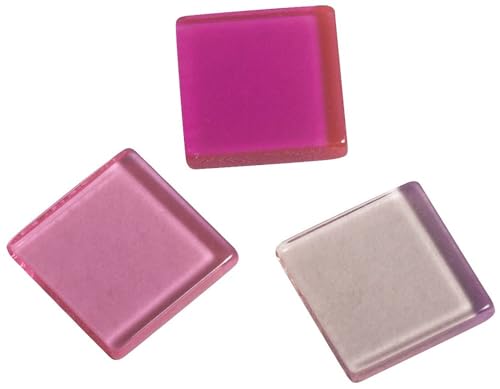 Rayher Acryl Mosaik, transparent 1x1cm, ca. 205Stück, SB-Box 50g , Rosétöne-Mischung, quadratisch, Kunststoffsteine, Kunststoffmosaik durchscheinend, 14540258, Mittel Rayher Acryl Mosaik, transparent 1x1cm, ca. 205Stück, SB-Box 50g , Rosétöne-Mischung, quadratisch, Kunststoffsteine, Kunststoffmosaik durchscheinend, 14540258, Mittel von Rayher