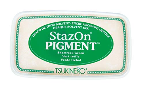 Rayher 29206448 StazOn Pigment-Stempelkissen, dunkelgrün, 9,6 x 5,5x 2,2 cm, Stempelfarbe, Tsukineko Rayher 29206448 StazOn Pigment-Stempelkissen, dunkelgrün, 9,6 x 5,5x 2,2 cm, Stempelfarbe, Tsukineko von Rayher
