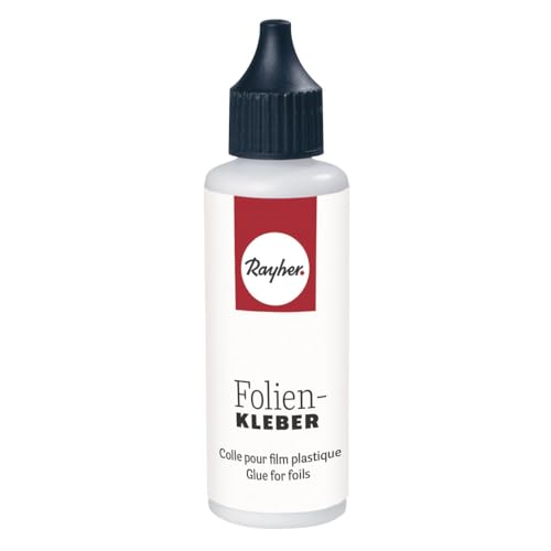 Rayher 3338400 Folienkleber, transparent, Flasche 51g von Rayher