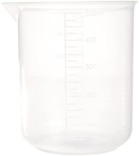 Rayher 34458000 Messbecher klein, Volumen 500 ml, 90 mm ø, 100 x 107 mm, mit Ausguss, ohne Griff, Kunststoff, zum Mischen, Abmessen, Anrühren von Kreativmaterial wie Farben, Beton, Harzen, Stabil Rayher 34458000 Messbecher klein, Volumen 500 ml, 90 mm ø, 100 x 107 mm, mit Ausguss, ohne Griff, Kunststoff, zum Mischen, Abmessen, Anrühren von Kreativmaterial wie Farben, Beton, Harzen, Stabil von Rayher