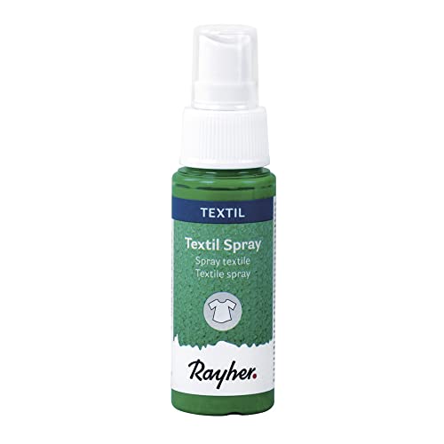 Rayher 35027416 Textil Spray, apfelgrün, Flasche 50 ml, Textil-Sprühfarbe, farbintensive leuchtende Stofffarbe für helle Textilien, auf Wasserbasis Rayher 35027416 Textil Spray, apfelgrün, Flasche 50 ml, Textil-Sprühfarbe, farbintensive leuchtende Stofffarbe für helle Textilien, auf Wasserbasis von Rayher