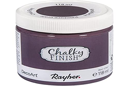 Rayher 38867304 Chalky Finish, brombeere, Dose 118ml von Rayher