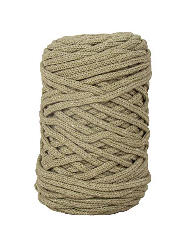 Rayher Braidy Recycling Garn, geflochten, 4 mm ø, schilf, Knäuel ca. 60 m (250 g), Knüpfgarn, Macrameegarn, 42010503 Rayher Braidy Recycling Garn, geflochten, 4 mm ø, schilf, Knäuel ca. 60 m (250 g), Knüpfgarn, Macrameegarn, 42010503 von Rayher