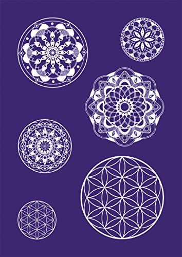 Rayher 45092000 Mandala Schablone, A4, inkl. Rakel Rayher 45092000 Mandala Schablone, A4, inkl. Rakel von Rayher