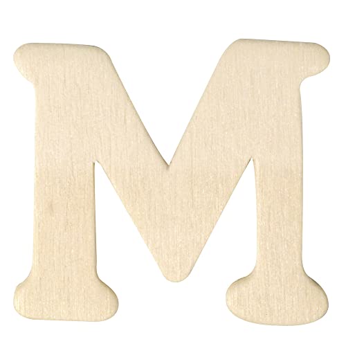 Rayher 6161200 Holz-Buchstaben, 4 cm, M Rayher 6161200 Holz-Buchstaben, 4 cm, M von Rayher
