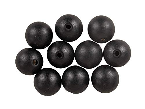 Rayher 63075576 Holzkugeln gebohrt FSC 100%, matt, 20 mm ø, schwarz, SB-Btl. 8 Stück, Normal Rayher 63075576 Holzkugeln gebohrt FSC 100%, matt, 20 mm ø, schwarz, SB-Btl. 8 Stück, Normal von Rayher