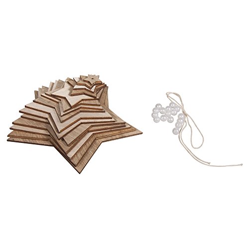 Rayher 66068000 Holz-Sterne Set Natur, 14x16cm, Deko Zum Hängen, SB-Btl 1Set Rayher 66068000 Holz-Sterne Set Natur, 14x16cm, Deko Zum Hängen, SB-Btl 1Set von Rayher