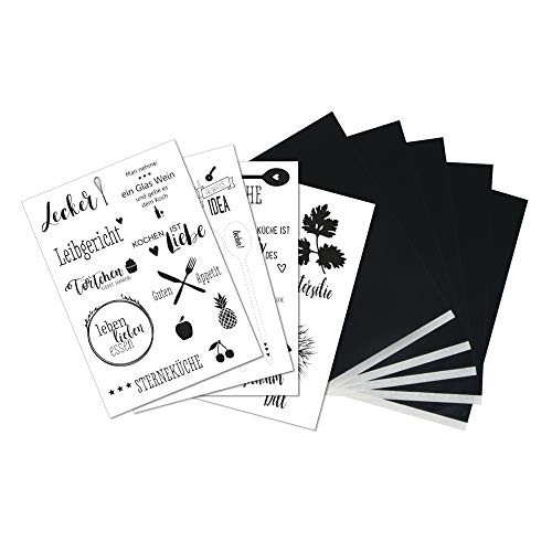 Rayher Hobby Rayher 67287000 5x DIN A4 Transferpapier mit Vorlagen Küchenliebe, zum Übertragen von Motiven Rayher Hobby Rayher 67287000 5x DIN A4 Transferpapier mit Vorlagen Küchenliebe, zum Übertragen von Motiven von Rayher