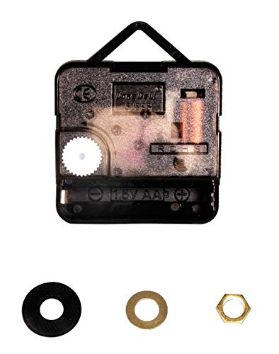 Rayher Quarz-Uhrwerk, batteriebetrieben, Achsenhöhe 20 mm, montiert, geeignet für eine Plattenstärke bis max. 12 mm, Uhrwerk für Wanduhr, 69238000 Rayher Quarz-Uhrwerk, batteriebetrieben, Achsenhöhe 20 mm, montiert, geeignet für eine Plattenstärke bis max. 12 mm, Uhrwerk für Wanduhr, 69238000 von Rayher