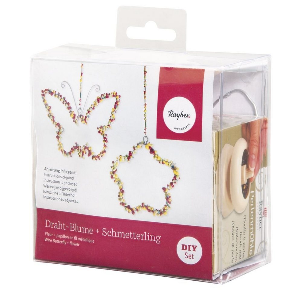 Rayher Bastelperlen BP: Deko Blume +Schmetterling 24098000 von Rayher