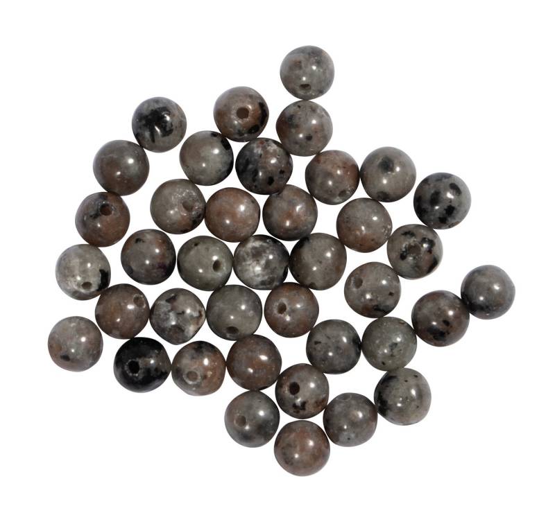 Rayher Bastelperlen Halbedelsteinperlen, 4mm, 40 Stück, (40-tlg) von Rayher