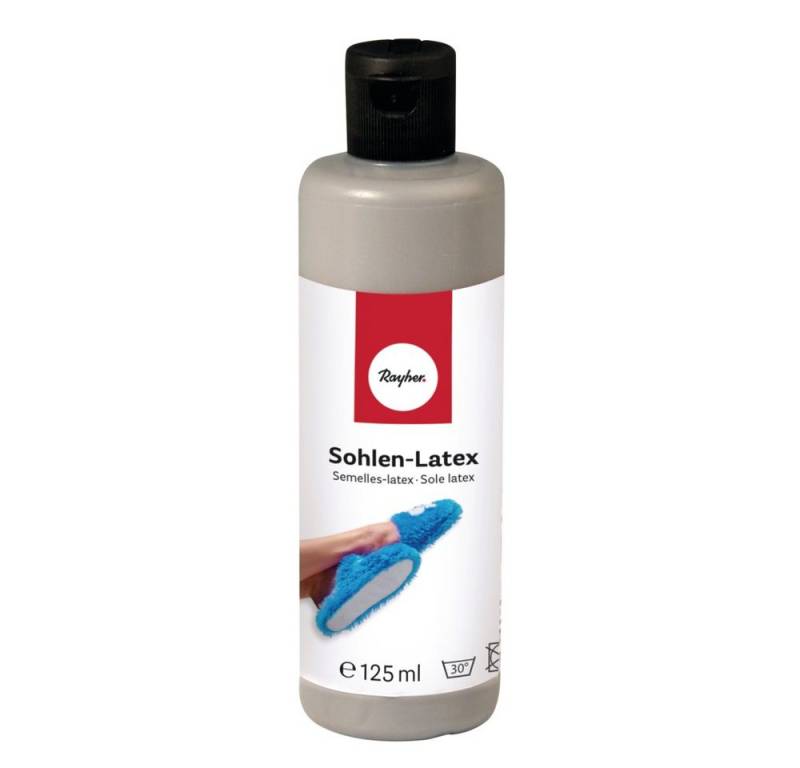 Rayher Bastelperlen Sohlen Latex Flasche 125ml von Rayher