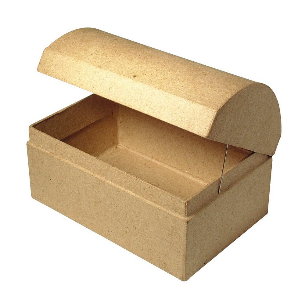 Rayher Deko-Buchstaben Pappmache Box Truhe 12x8x7,5cm von Rayher