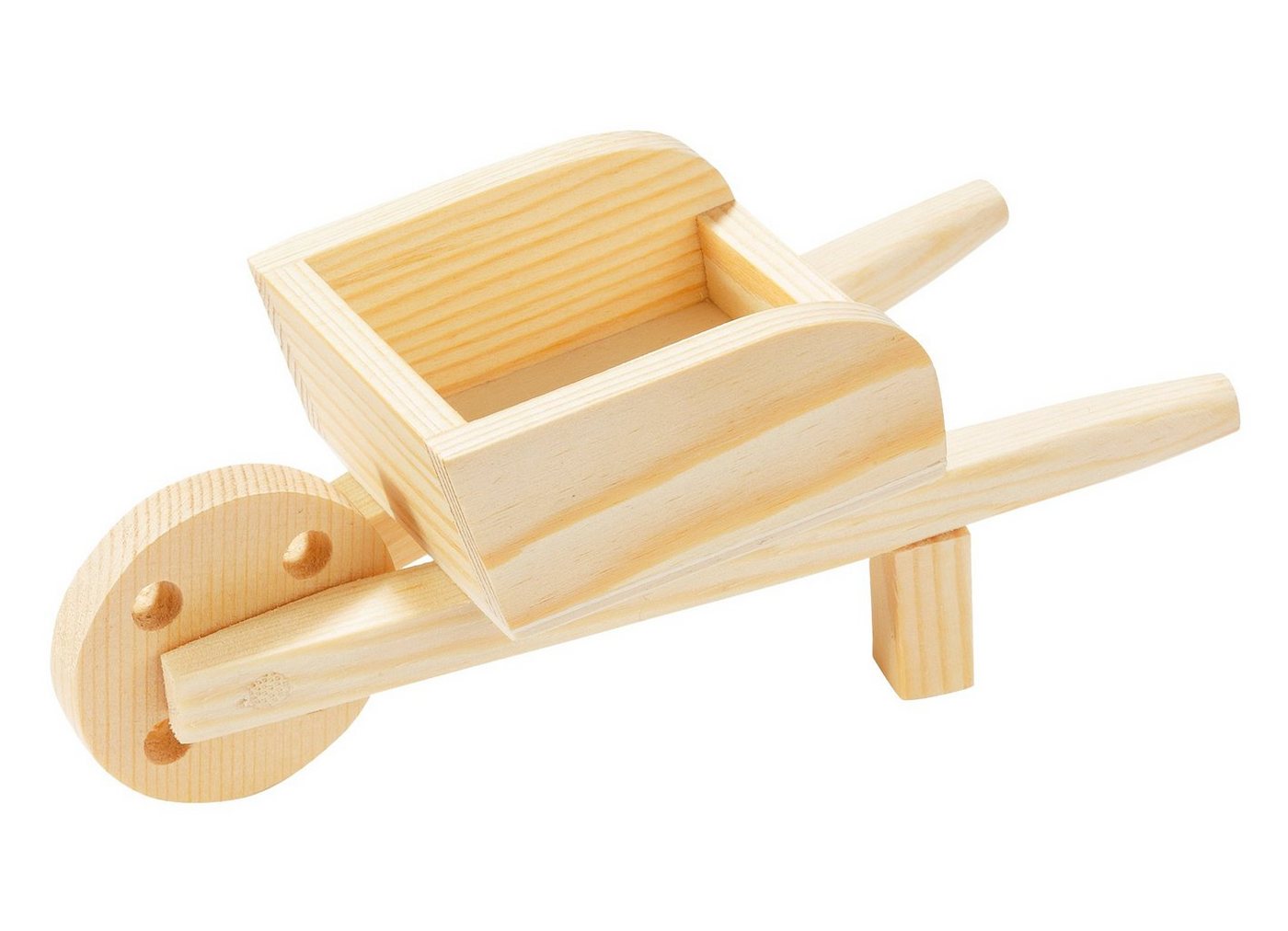 Rayher Dekofigur Holzschubkarre, 12 cm Rayher Dekofigur Holzschubkarre, 12 cm von Rayher