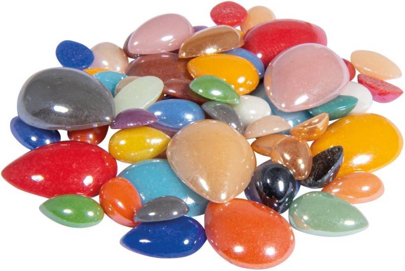Rayher Dekoobjekt Glas-Mosaiksteine Diamond, Bunter Mix 180 g von Rayher