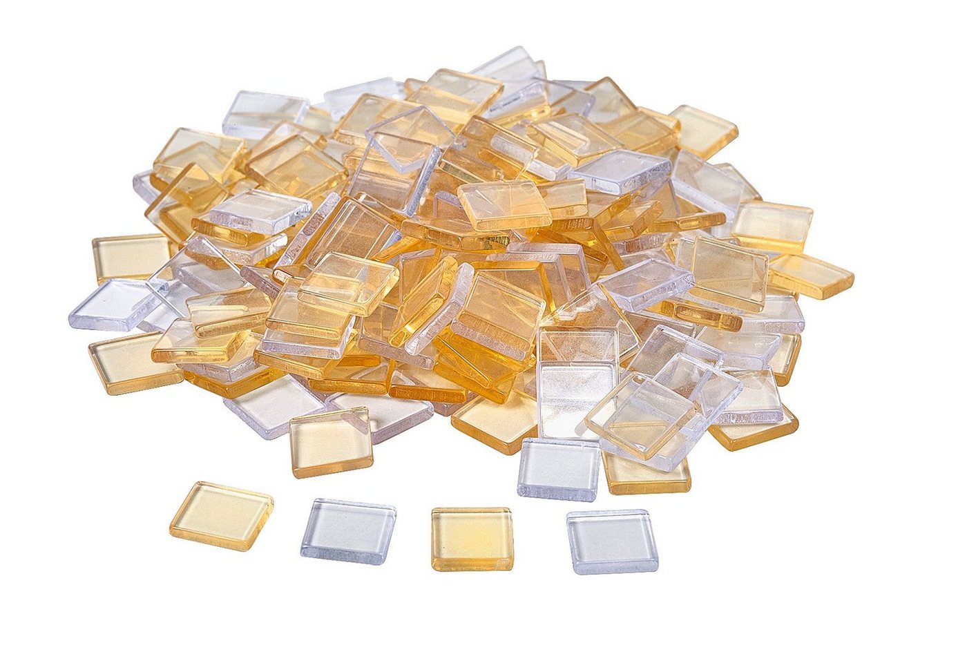 Rayher Dekoobjekt Mosaik Acrylglassteine Quadratisch (205 St), 205 Stück von Rayher