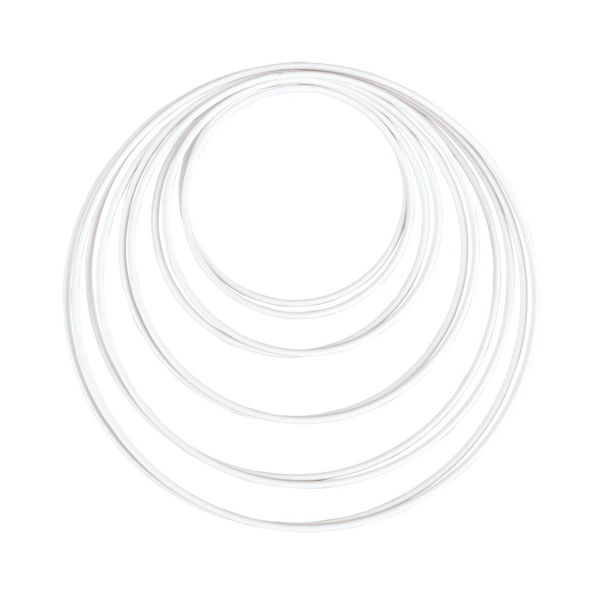 Rayher Dekoobjekt Metallringe (10 St), 10 Stück weiß 10 cm - 20 cm Rayher Dekoobjekt Metallringe (10 St), 10 Stück weiß 10 cm - 20 cm von Rayher