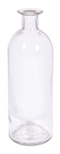 Rayher Glasvase, Höhe 20 cm, 7 cm ø, Öffnung 1,8 cm ø, Volumen 475 ml, Vase, Glas, rund, 46696000 von Rayher