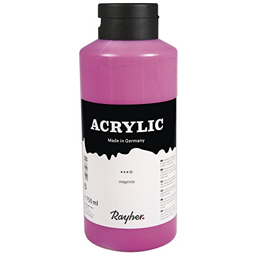 Rayher Hobby 38913265 Künstlerfarben, in Studienqualität, Deckkraft und Lichtechtheit durch hochwertige Pigmente, 750ml von Rayher