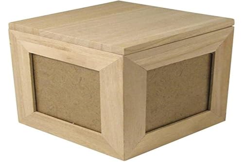 Rayher Hobby 62266000 Holz-Fotowürfel, 12 x 12 x 12 cm von Rayher