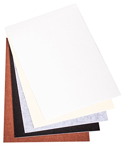Rayher Hobby Selbstklebender Bastelfilz, 5 Blätter á 20 x 30 x 0,1 cm, Weiß/Braun/Schwarz/Grau Rayher Hobby Selbstklebender Bastelfilz, 5 Blätter á 20 x 30 x 0,1 cm, Weiß/Braun/Schwarz/Grau von Rayher